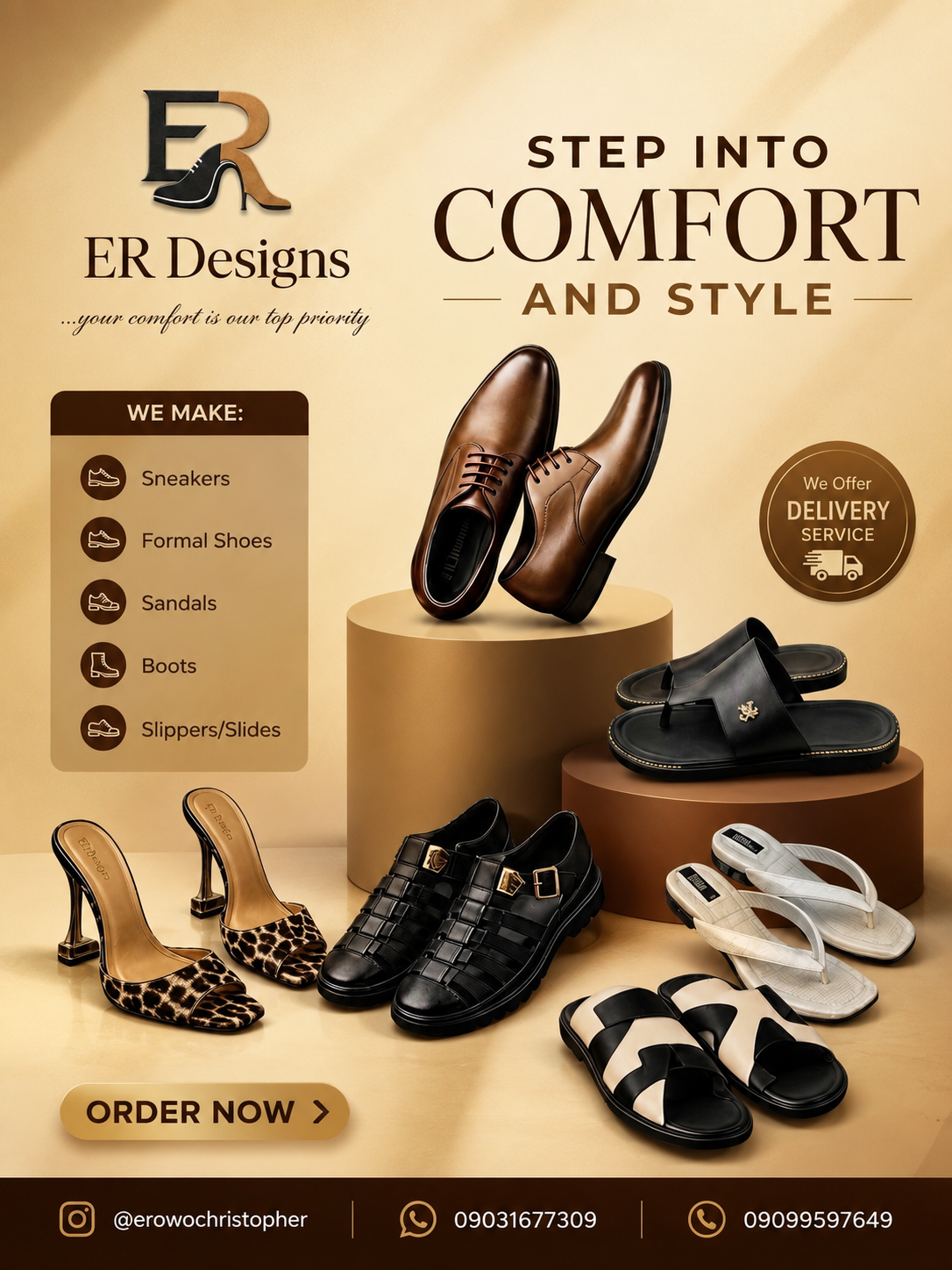 ER Designs - Branding Design Digital Project Screenshot